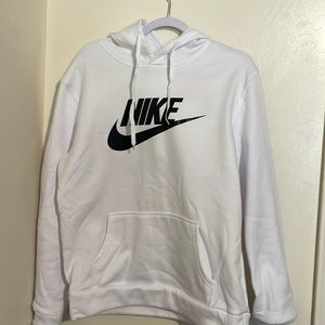 White Nike hoodie Large